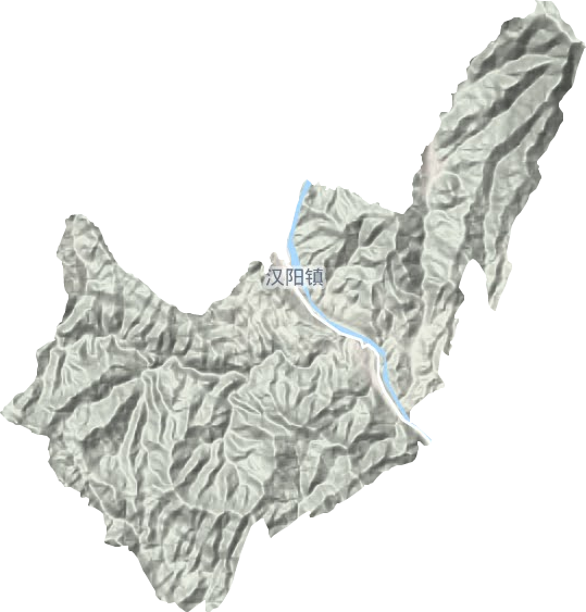 漢陽鎮(zhèn)地形圖