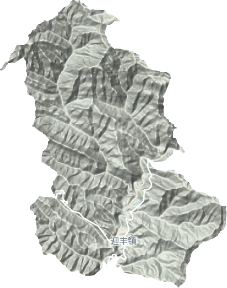 迎豐鎮地形圖