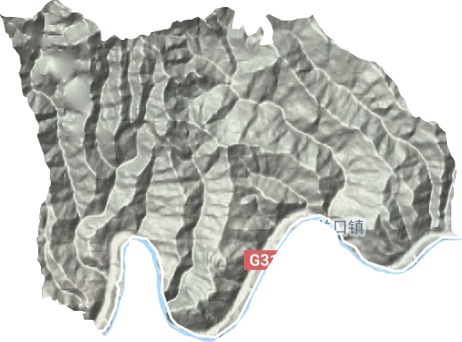 關口鎮地形圖