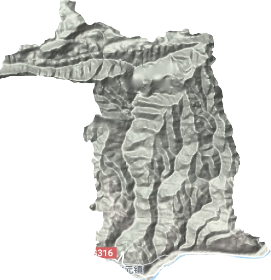 構元鎮地形圖