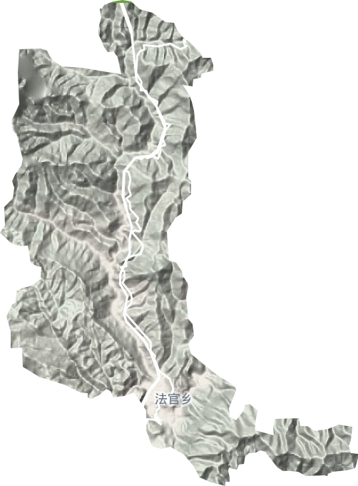 法官鄉(xiāng)地形圖