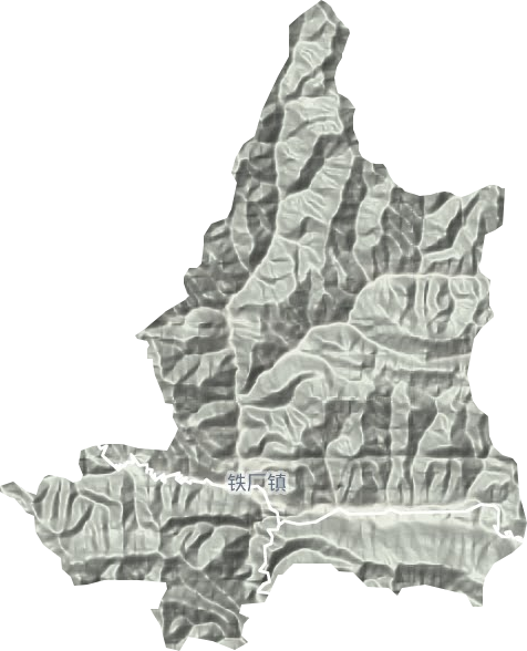 鐵廠鎮(zhèn)地形圖
