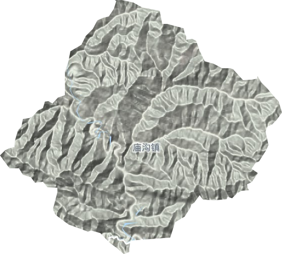 廟溝鄉地形圖
