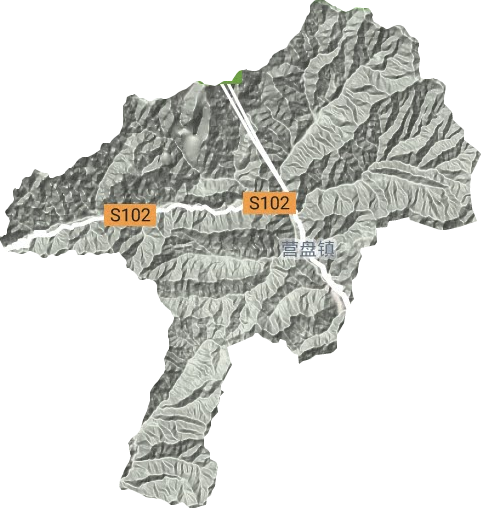 老林鄉地形圖