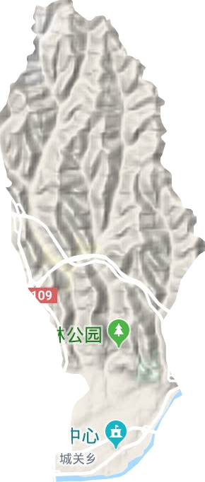 鹽場路街道地形圖