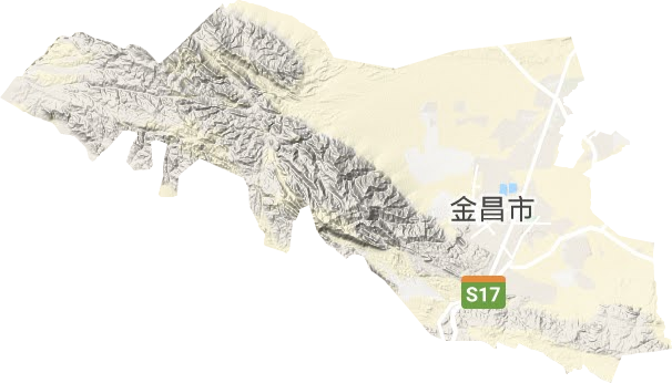 寧遠堡鎮地形圖