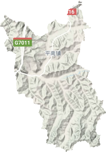 平南鎮地形圖