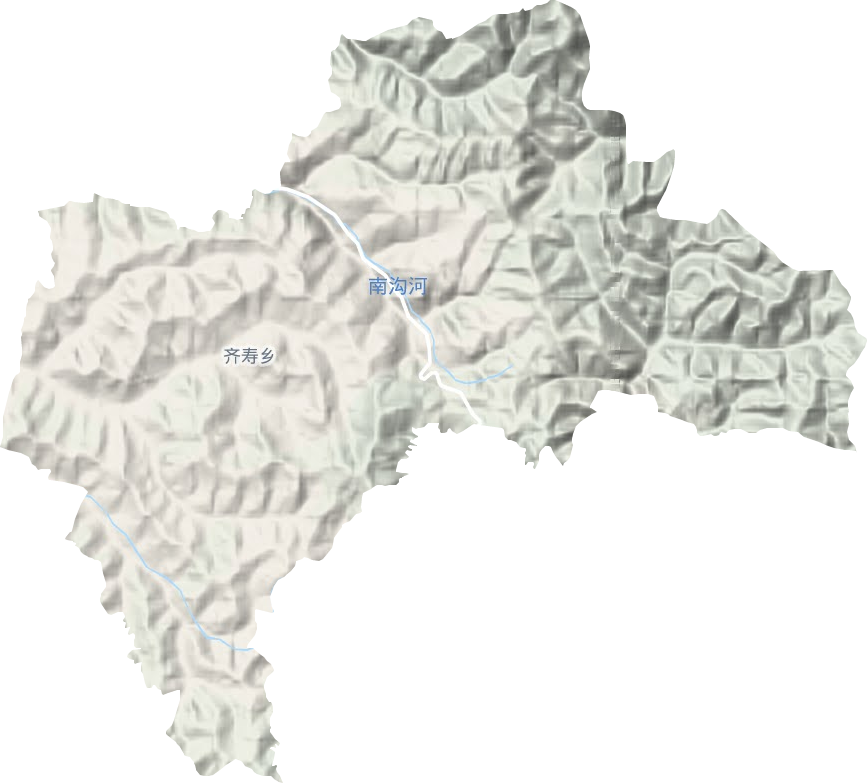 齊壽鄉地形圖