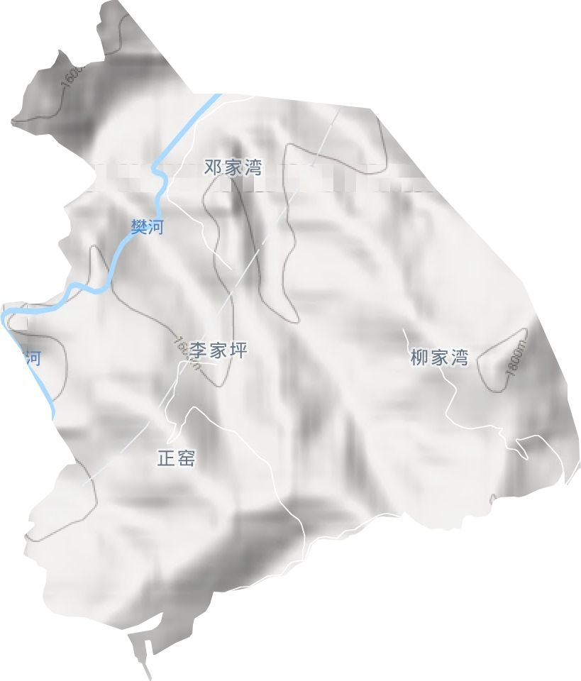 清水縣科技養殖示范園區地形圖