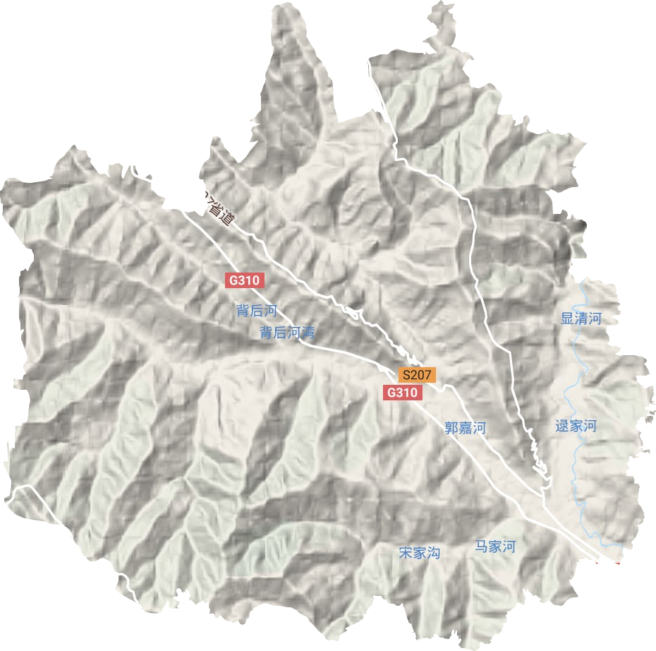 郭嘉鎮(zhèn)地形圖