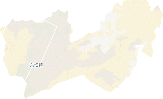 東壩鎮地形圖