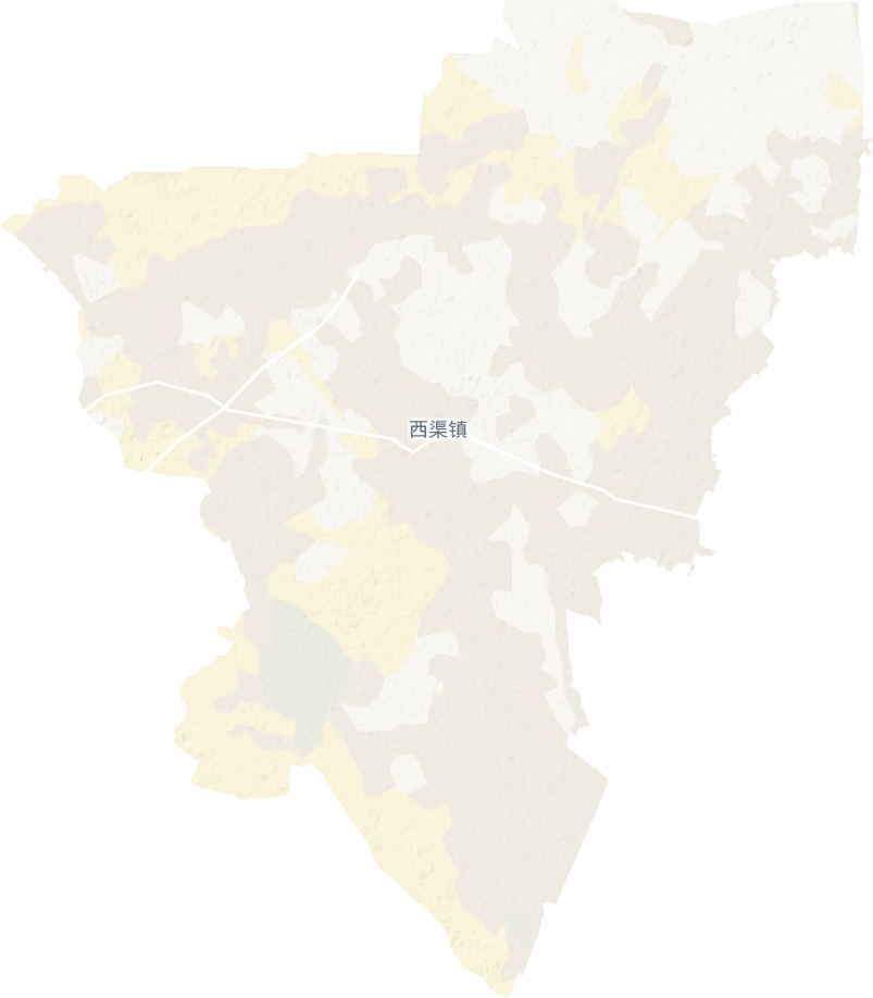 西渠鎮地形圖