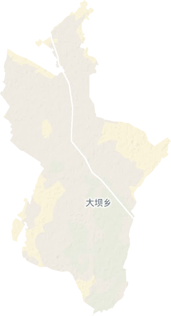 大壩鄉地形圖