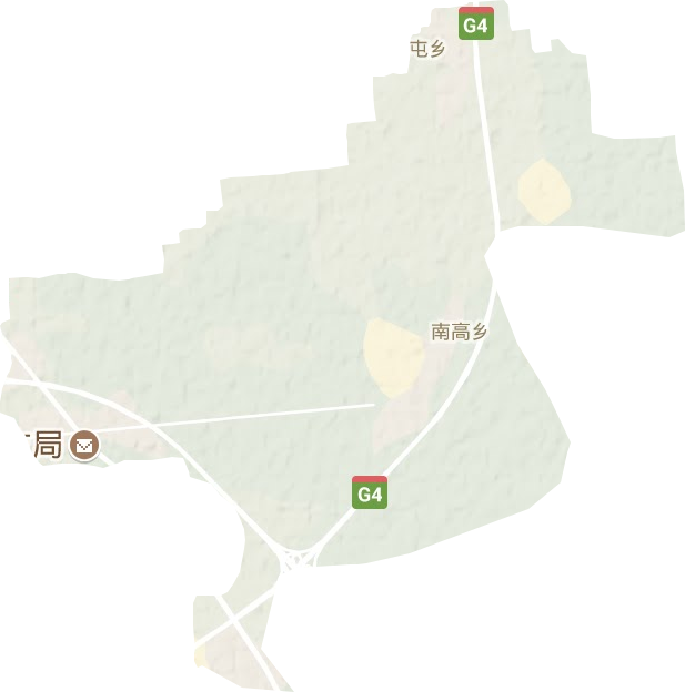 南高鄉地形圖