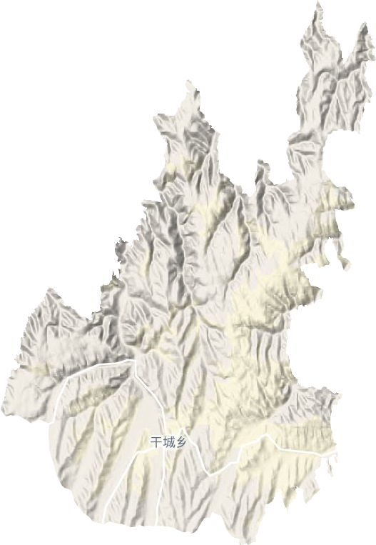 干城鄉地形圖