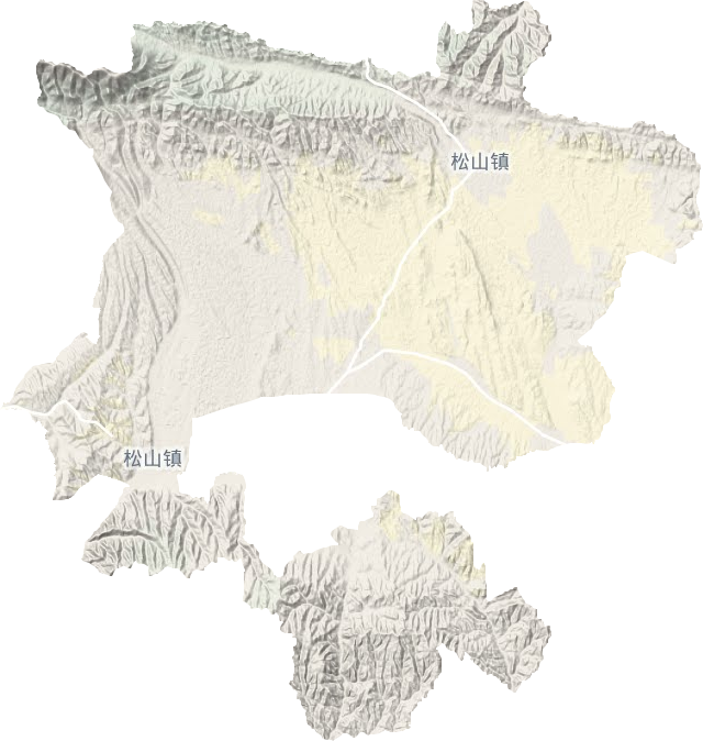 松山鎮地形圖