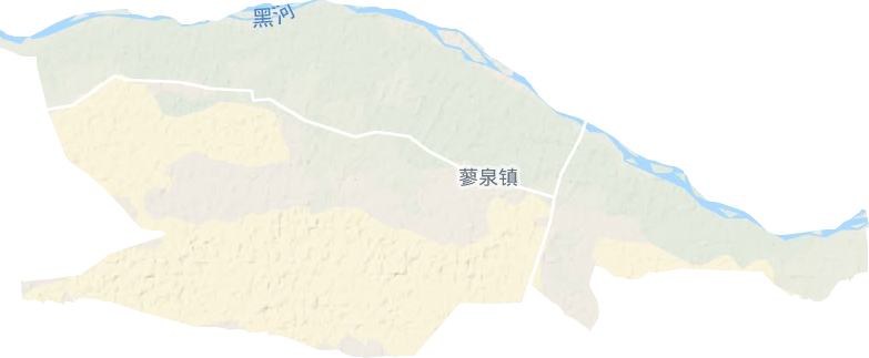 蓼泉鎮(zhèn)地形圖