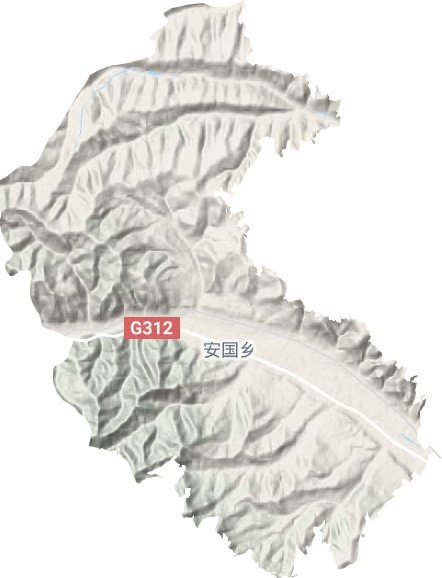 安國鄉地形圖