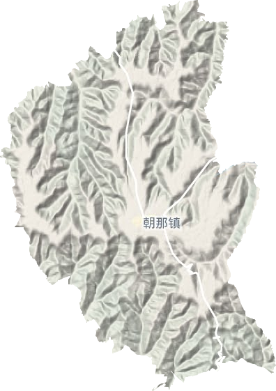 朝那鎮地形圖