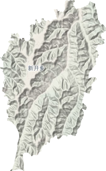 新開鄉地形圖