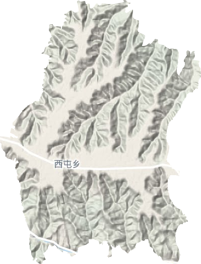 西屯鄉地形圖