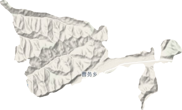曹務鄉地形圖
