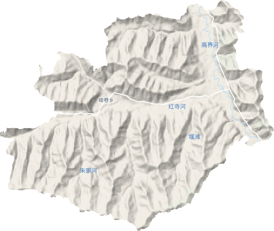 細巷鄉地形圖