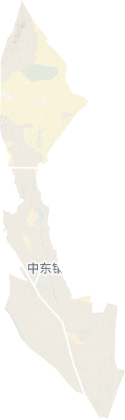 中東鎮(zhèn)地形圖