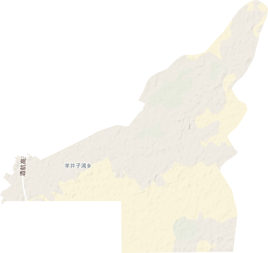 羊井子灣鄉(xiāng)地形圖