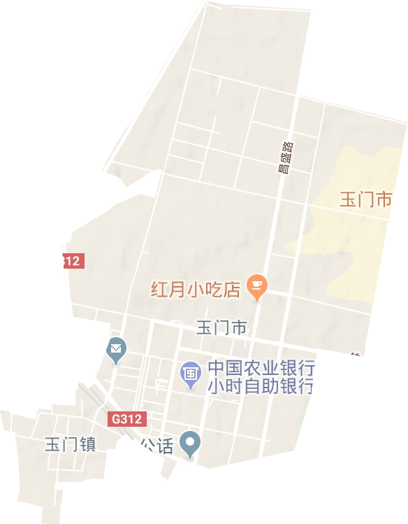 新市區街道地形圖
