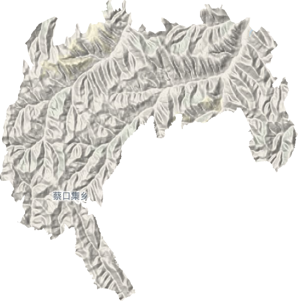 蔡口集鄉地形圖