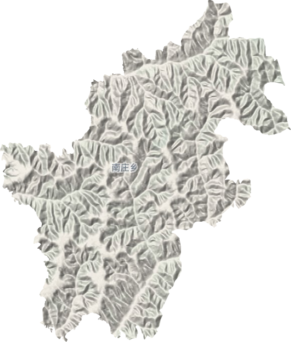 南莊鄉(xiāng)地形圖