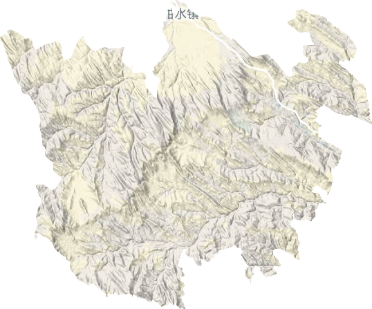 甜水鎮地形圖