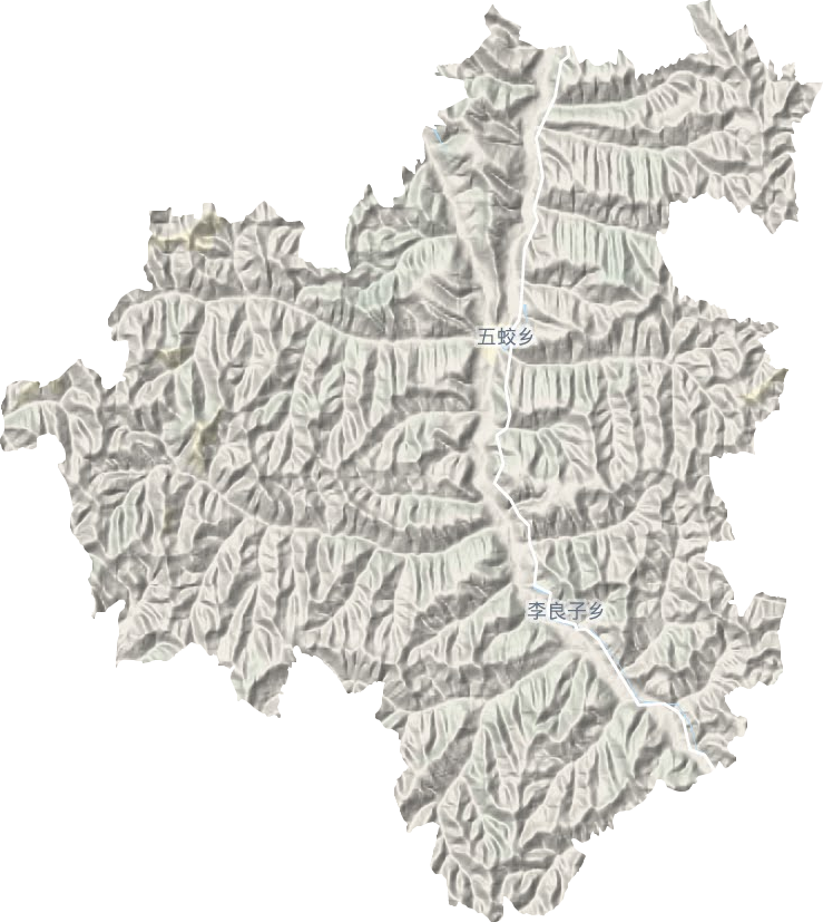 五蛟鄉地形圖