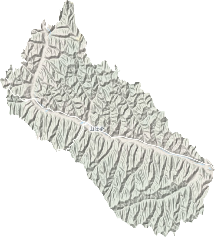 山莊鄉地形圖