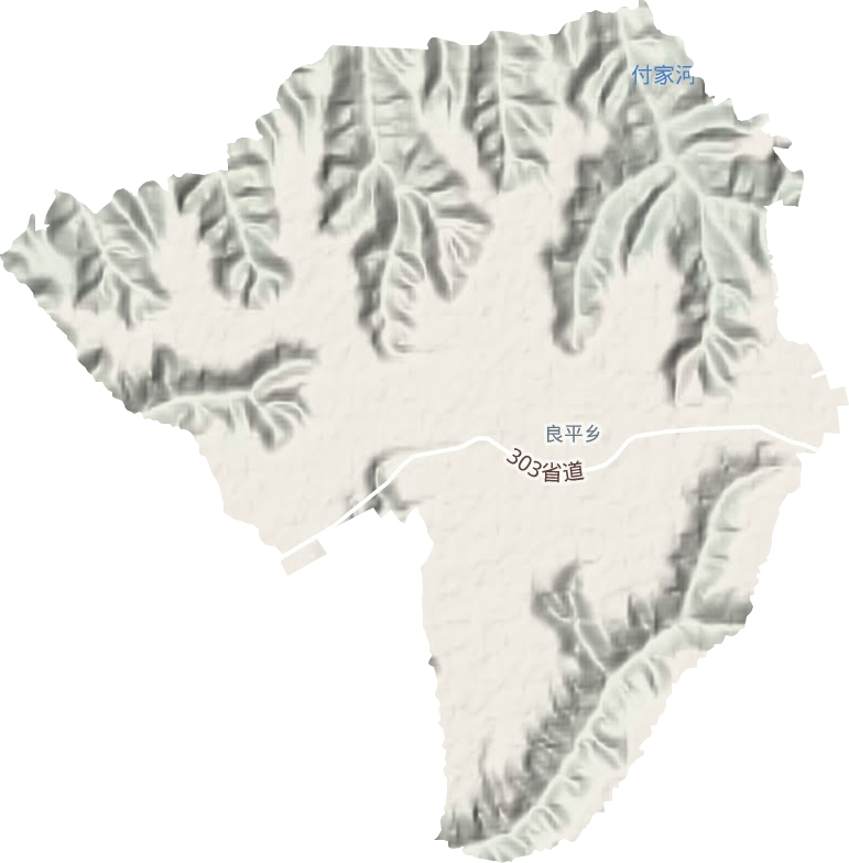 良平鄉地形圖