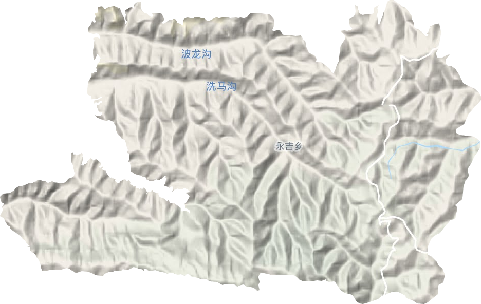 永吉鄉地形圖
