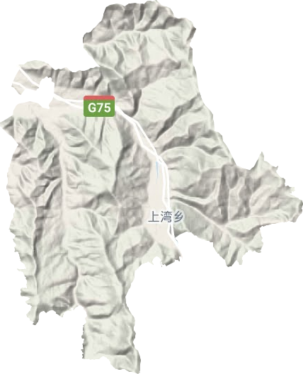 上灣鄉地形圖
