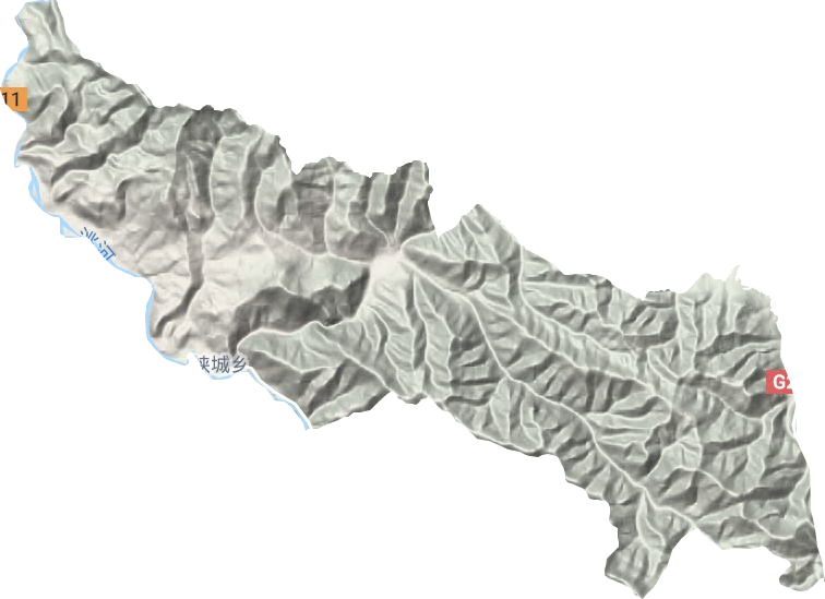 峽城鄉地形圖