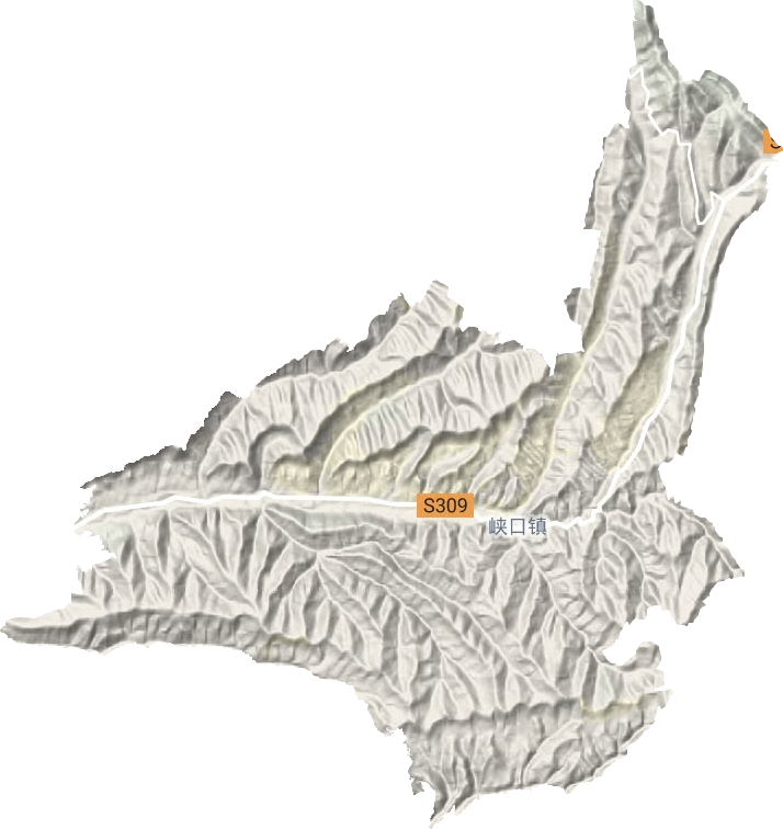 峽口鎮地形圖