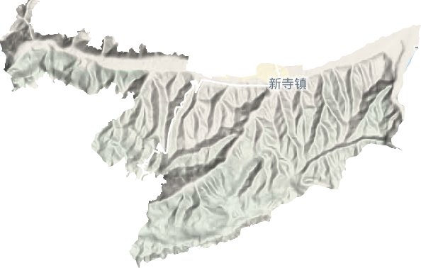 新寺鎮地形圖