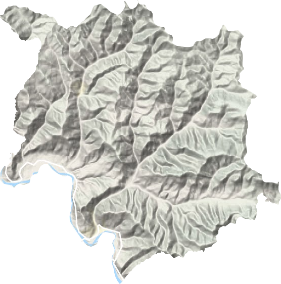 中寨鎮地形圖