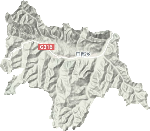 申都鄉地形圖