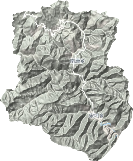 宋坪鄉(xiāng)地形圖
