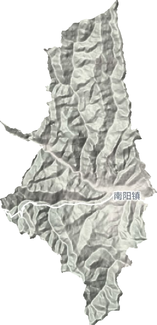 南陽(yáng)鎮(zhèn)地形圖