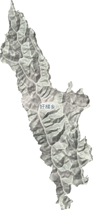 好梯鄉(xiāng)地形圖