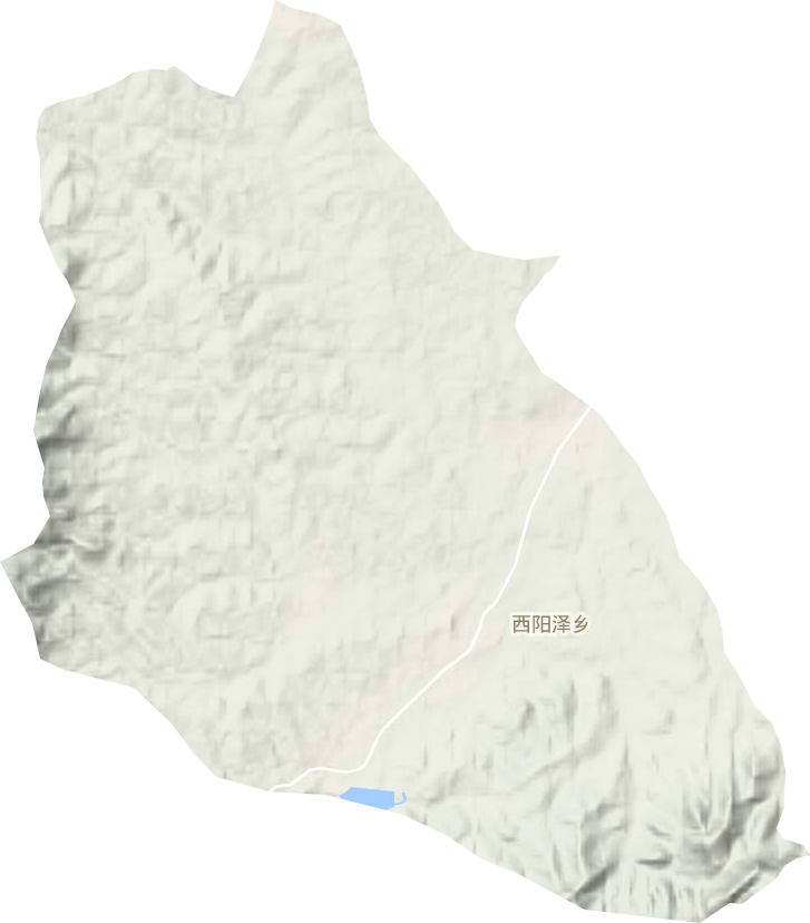西陽澤鄉地形圖