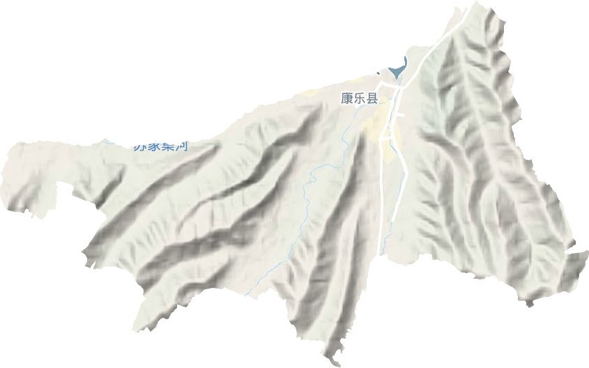 附城鎮(zhèn)地形圖