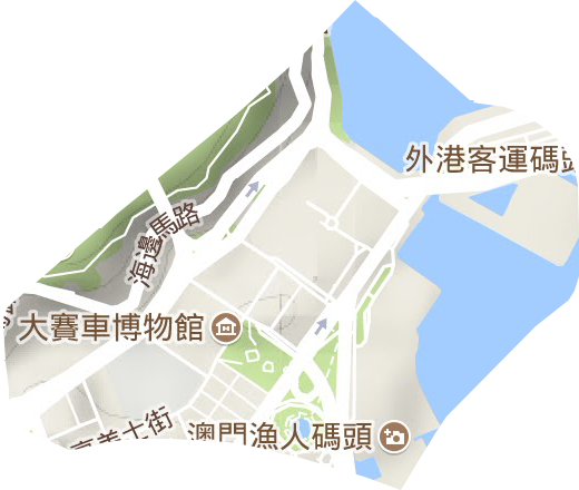 望德堂區地形圖