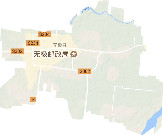 無極鎮地形圖